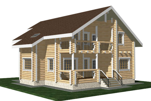 Дома из оцилиндрованного бревна недорого Дома из оцилиндрованного бревна недорого